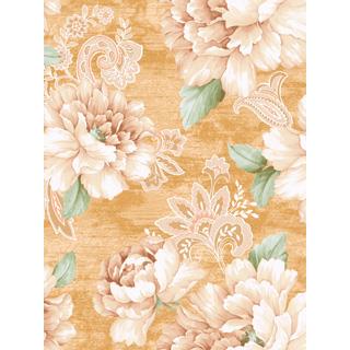 Seabrook Designs GL30705 Galia Acrylic Coated Floral Wallpaper
